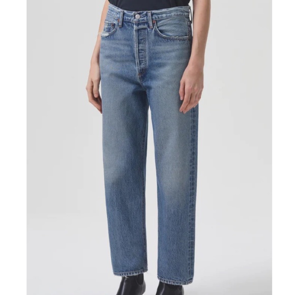 Agolde 90s mid rise loose fit in hooked, size 28 - Picture 2 of 7